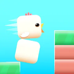 Взлом Square Bird - Flappy Chicken (Сквер Брд)  [МОД Unlocked] - последняя версия apk на Андроид