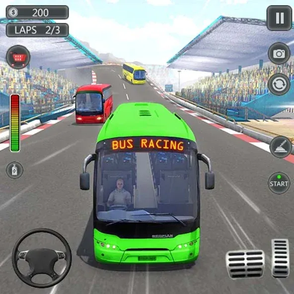 Coach Bus Games: Bus Simulator (Коуч Бас Геймс)  [МОД Unlimited Money] Screenshot 1