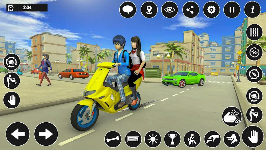 High School Boy Virtual Life  [МОД Unlimited Money] Screenshot 2