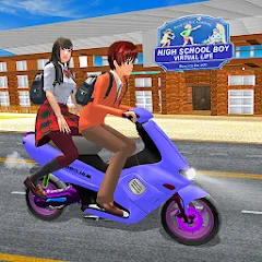 Взлом High School Boy Virtual Life  [МОД Unlimited Money] - последняя версия apk на Андроид