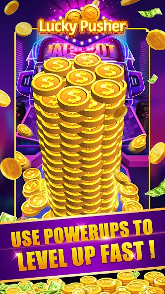 Lucky Cash Pusher Coin Games (Лаки Кэш Пушер Коин Геймс)  [МОД Unlocked] Screenshot 1