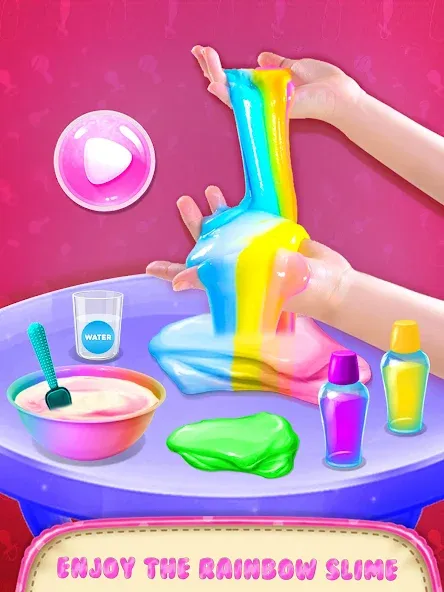 Make Fluffy Slime Maker Game  [МОД Много монет] Screenshot 1