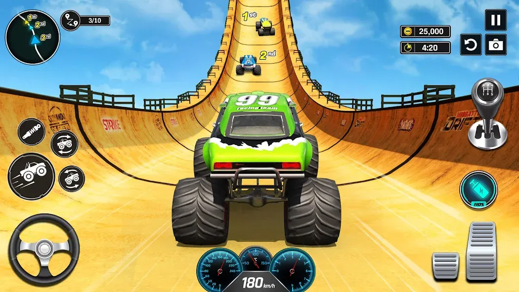 Monster Truck Games- Car Games  [МОД Бесконечные деньги] Screenshot 1