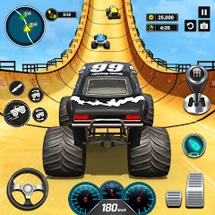 Скачать взломанную Monster Truck Games- Car Games  [МОД Бесконечные деньги] - полная версия apk на Андроид