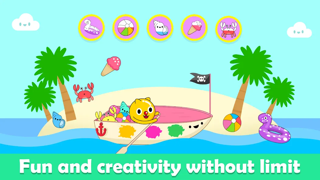 Baby Piano Kids Music Games  [МОД Все открыто] Screenshot 4