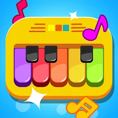 Взломанная Baby Piano Kids Music Games  [МОД Все открыто] - полная версия apk на Андроид