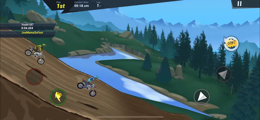 Mad Skills Motocross 3 (Мэд Скиллз Мотокросс 3)  [МОД Menu] Screenshot 3