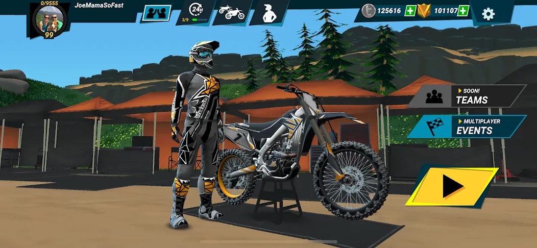 Mad Skills Motocross 3 (Мэд Скиллз Мотокросс 3)  [МОД Menu] Screenshot 4