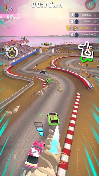 Rally Clash - Car Racing Game (Ралли Клаш)  [МОД Много монет] Screenshot 1