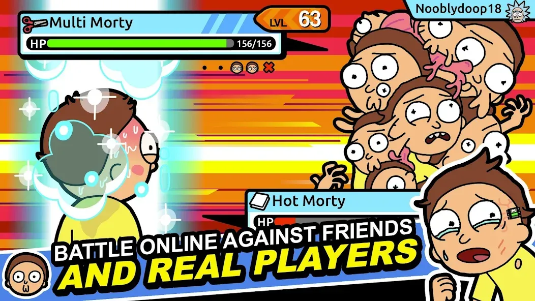 Rick and Morty: Pocket Mortys (Покет Мортис)  [МОД Меню] Screenshot 2