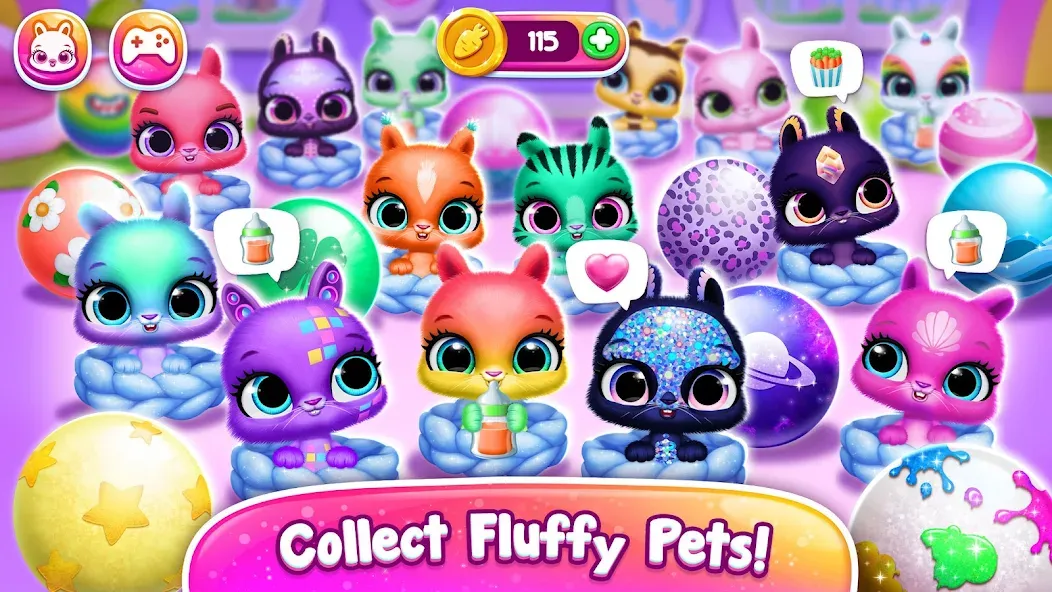 Bunnsies - Happy Pet World (Баннсиз)  [МОД Unlimited Money] Screenshot 4