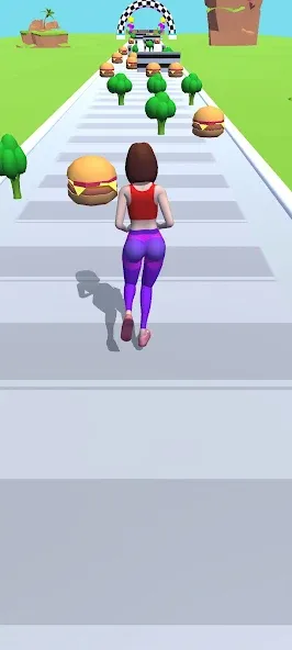 Twerk Race 3D: Belly Body Run (Тверк Рейс 3D)  [МОД Unlocked] Screenshot 1