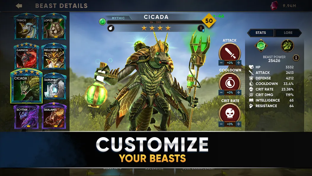 Clash of Beasts: Tower Defense (Клэш оф Бистс)  [МОД Unlimited Money] Screenshot 4