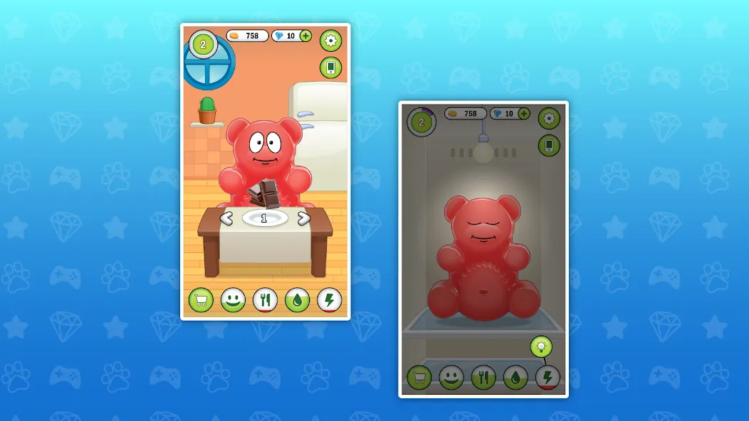 My Jelly Bear Pet  [МОД Unlocked] Screenshot 2