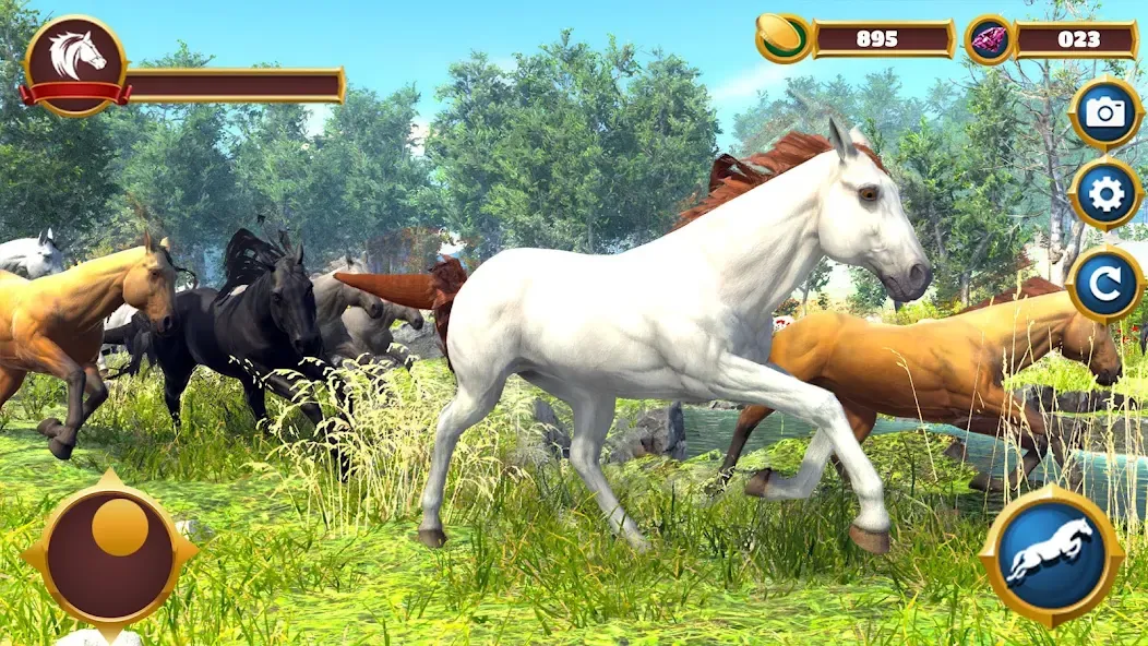 Virtual Horse Family Simulator  [МОД Menu] Screenshot 1