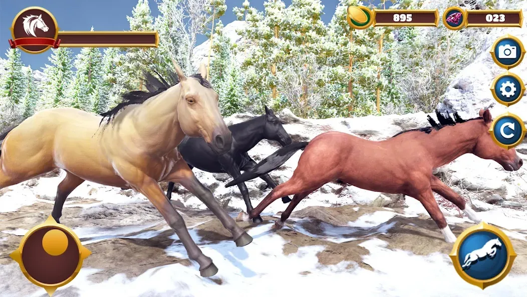 Virtual Horse Family Simulator  [МОД Menu] Screenshot 3