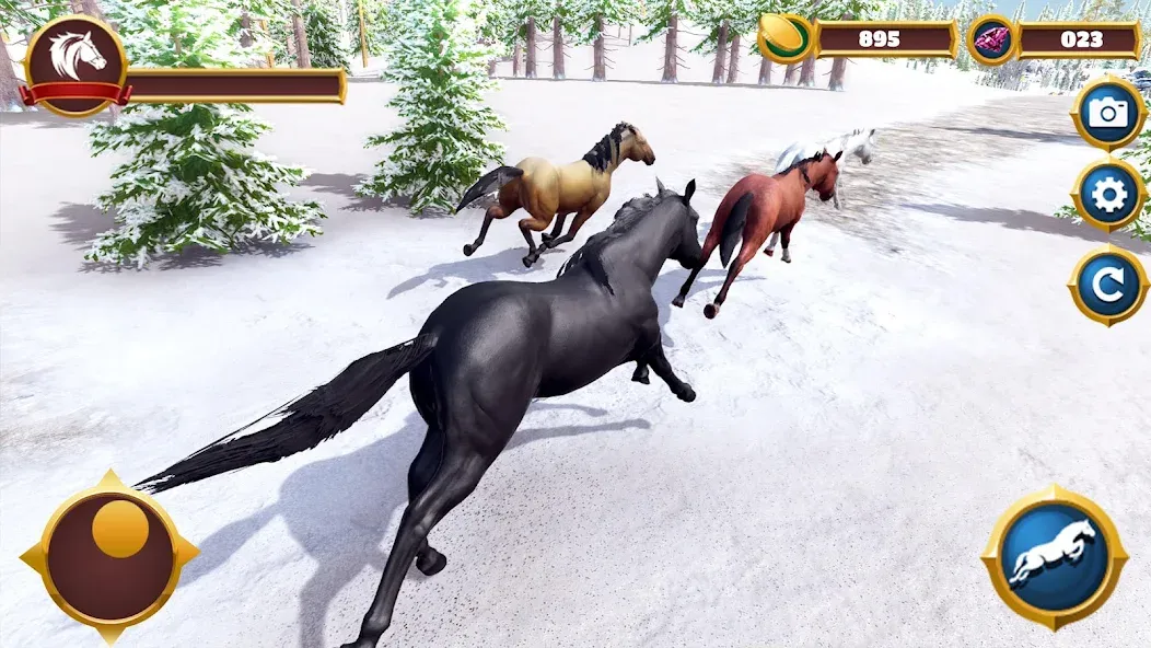 Virtual Horse Family Simulator  [МОД Menu] Screenshot 4