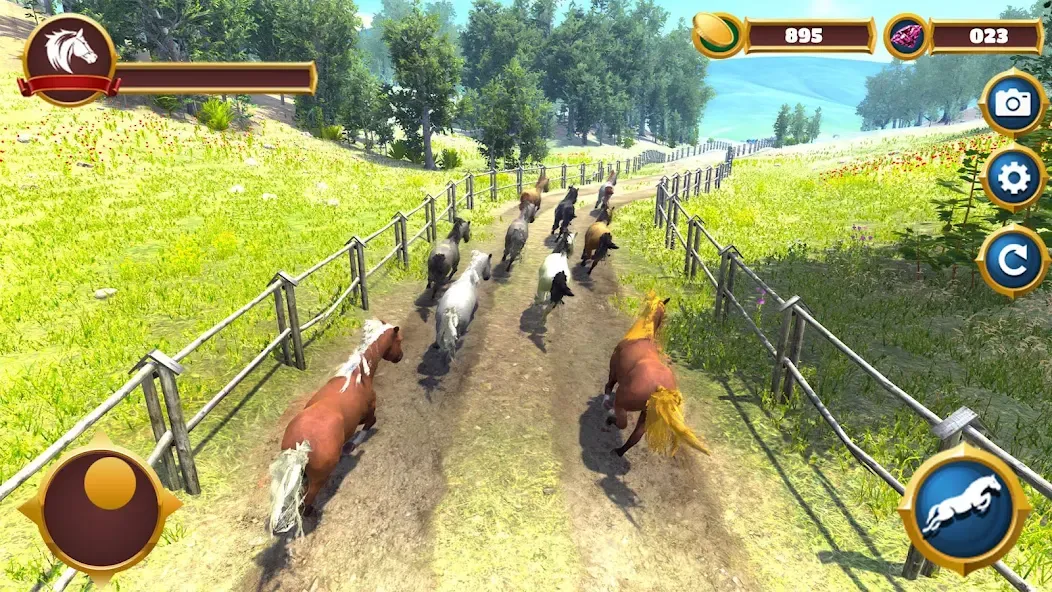 Virtual Horse Family Simulator  [МОД Menu] Screenshot 5