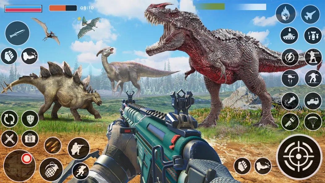 Wild Dino Hunting: Zoo Hunter (Дино Хантер)  [МОД Menu] Screenshot 2