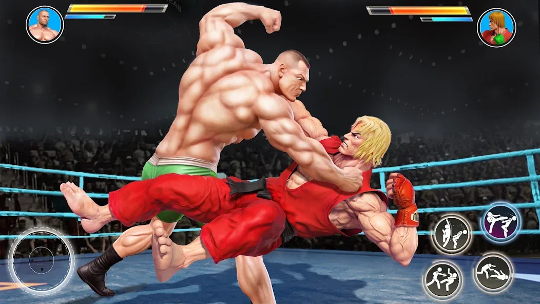 Kung Fu Heros: Fighting Game (упергеройский файтинг Кунгфуигры)  [МОД Menu] Screenshot 2