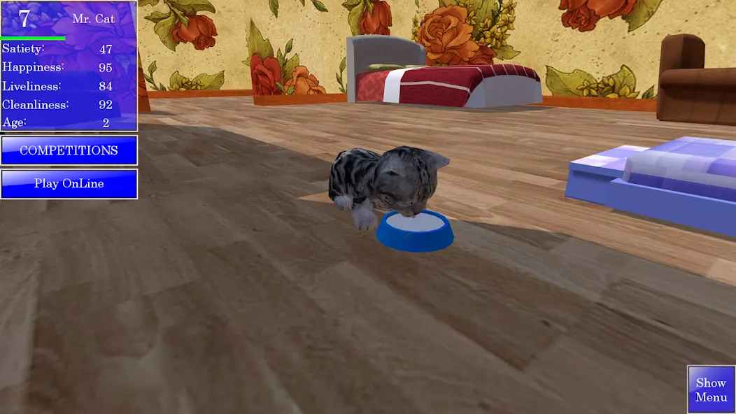 Cute Pocket Cat 3D (Сьют Покет Кэт 3Д)  [МОД Бесконечные монеты] Screenshot 4