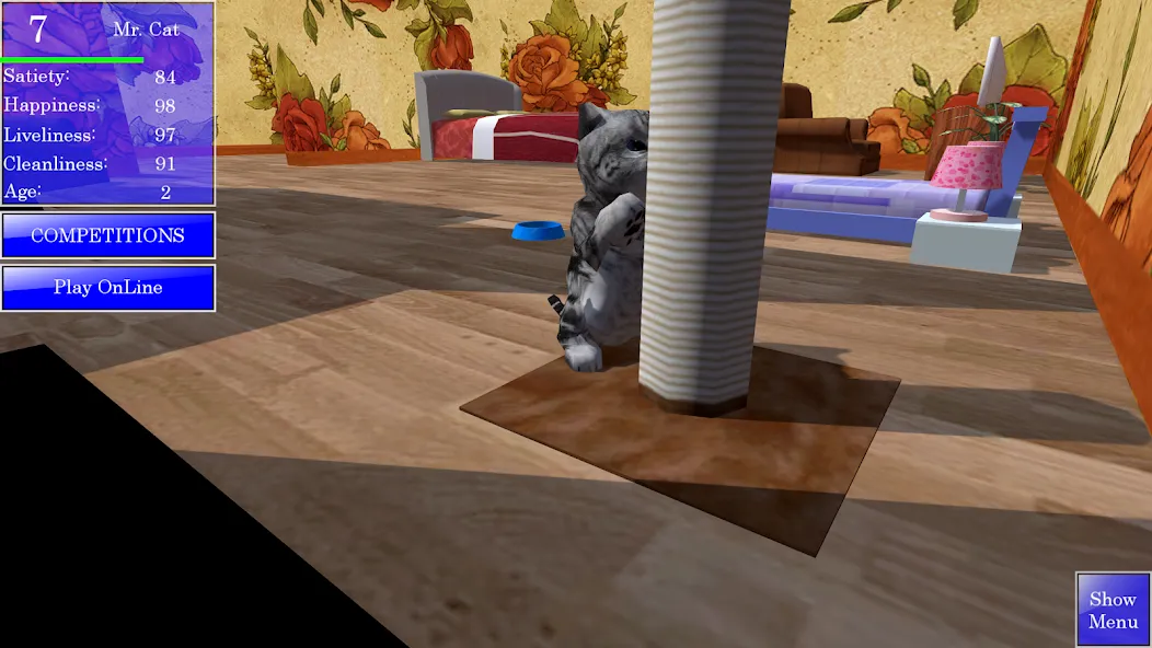 Cute Pocket Cat 3D (Сьют Покет Кэт 3Д)  [МОД Бесконечные монеты] Screenshot 5