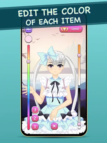 Anime Dress Up for Adults  [МОД Unlimited Money] Screenshot 4