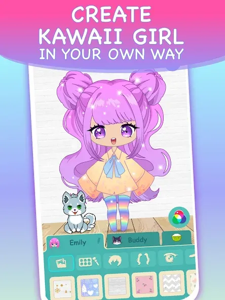 Chibi Dress Up Games for Girls  [МОД Mega Pack] Screenshot 2