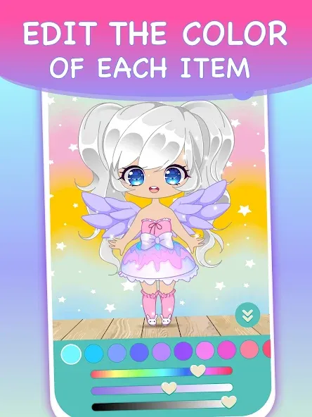 Chibi Dress Up Games for Girls  [МОД Mega Pack] Screenshot 4