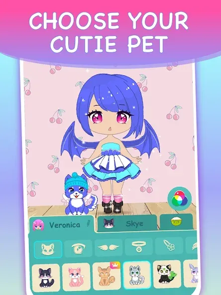 Chibi Dress Up Games for Girls  [МОД Mega Pack] Screenshot 5