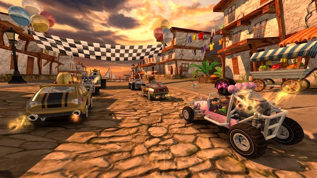 Beach Buggy Racing (Бич Багги Рейсинг)  [МОД Бесконечные монеты] Screenshot 1