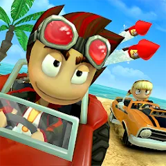 Взлом Beach Buggy Racing (Бич Багги Рейсинг)  [МОД Бесконечные монеты] - полная версия apk на Андроид