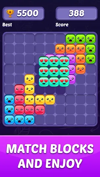 Block Puzzle Game (Блокголоволомка игра)  [МОД Unlocked] Screenshot 1