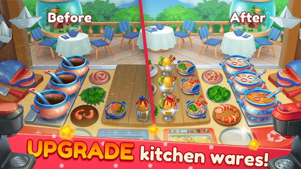 Cooking Artist: Kitchen Game (Кукинг Артист)  [МОД Mega Pack] Screenshot 2