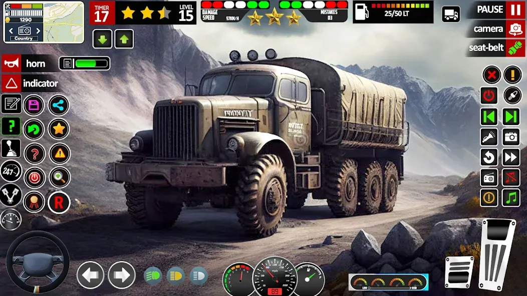 Army Truck Transport Game 2023  [МОД Бесконечные монеты] Screenshot 3