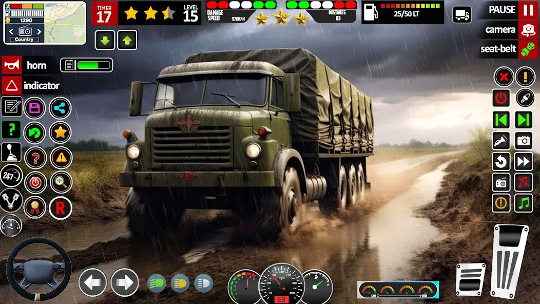 Army Truck Transport Game 2023  [МОД Бесконечные монеты] Screenshot 5