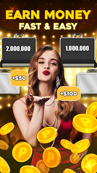 Deal Be Richest: Vegas Coin (Голден Дил Зе Миллион Прайз)  [МОД Меню] Screenshot 1