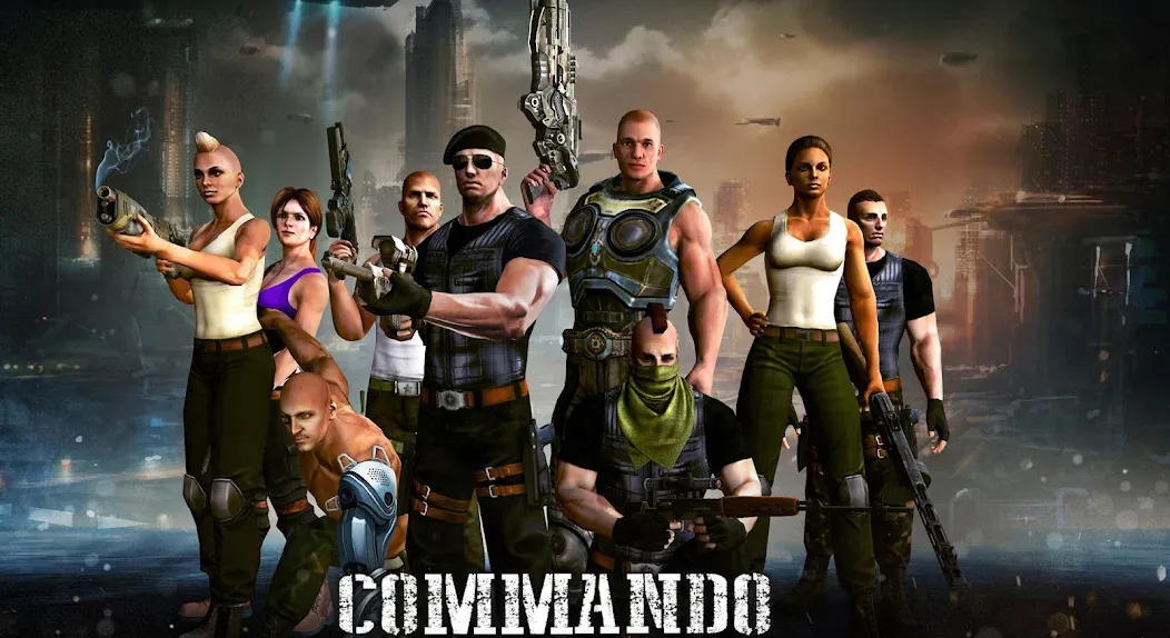 V Commando shooting  [МОД Unlocked] Screenshot 4