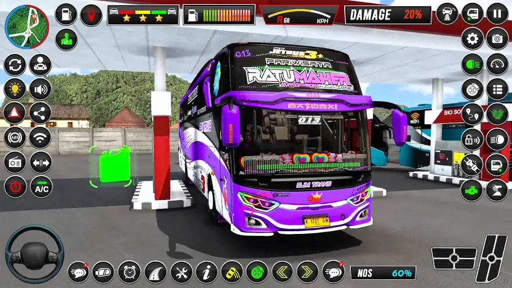 Euro Bus Simulator - Bus Games  [МОД Меню] Screenshot 5