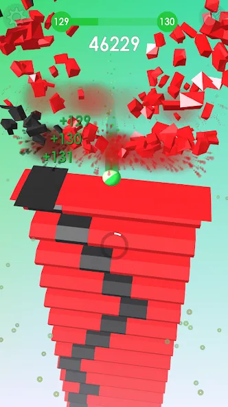 Ball: Blast colorful bricks 3d  [МОД Unlimited Money] Screenshot 2