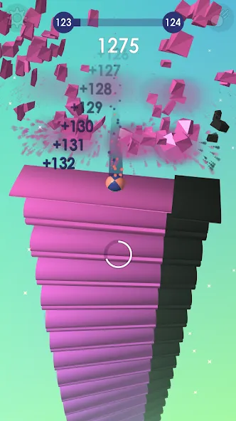 Ball: Blast colorful bricks 3d  [МОД Unlimited Money] Screenshot 4