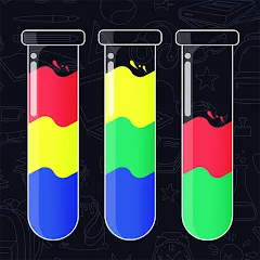 Скачать взломанную Colorpuz - Water Sort Puzzle (Колорпаз)  [МОД Mega Pack] - стабильная версия apk на Андроид