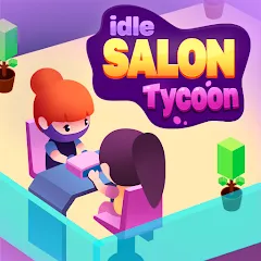 Скачать взлом Idle Beauty Salon Tycoon (Айдл Бьюти Салон Тайкун)  [МОД Unlimited Money] - полная версия apk на Андроид