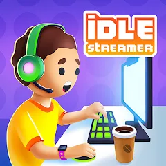 Взломанная Idle Streamer - Tuber game (Айдл стример)  [МОД Бесконечные деньги] - полная версия apk на Андроид