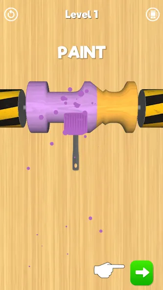 Lathe 3D: Wood Carving Offline (Токарный станок 3D)  [МОД Menu] Screenshot 3