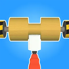 Скачать взлом Lathe 3D: Wood Carving Offline (Токарный станок 3D)  [МОД Menu] - последняя версия apk на Андроид