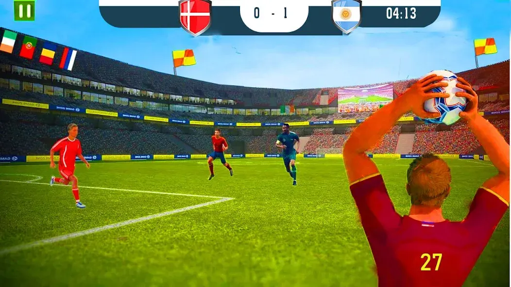 ultimate football game 2024  [МОД Много денег] Screenshot 1