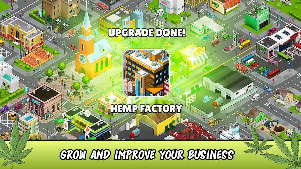 Weed City - Hemp Farm Tycoon (Уид Сити)  [МОД Mega Pack] Screenshot 4