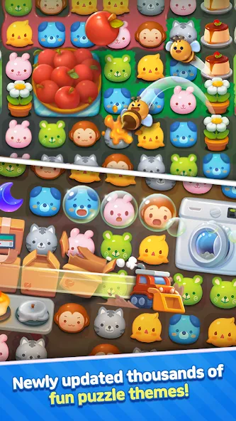 Anipang Match (Анипанг Матч)  [МОД Menu] Screenshot 3