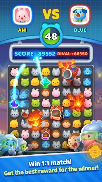 Anipang Match (Анипанг Матч)  [МОД Menu] Screenshot 5